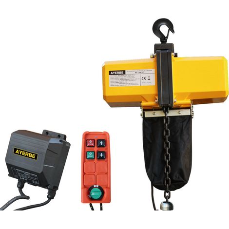 AYERBE - 588025 - Elevador Eléctrico Cadena AY-500 EC Mando Inalámbrico (1/3)