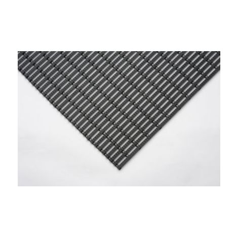 Industriematte Rl.10m B1200xS15mm grob gefräst schwarz PVC (1/5)