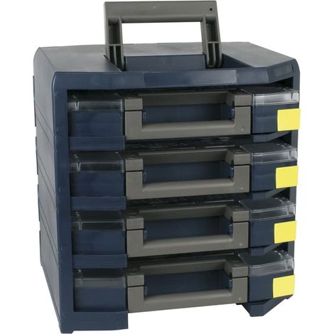 Cassaforte a cassetta assortimenti boxxser B347xT342xH305mm 4 scomparti con 4 cassette assortimenti (1/4)