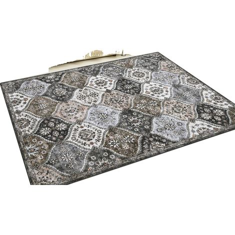 Teppich, waschbar, verwittertes Design, Kaffee 120X170Cm (1/2)