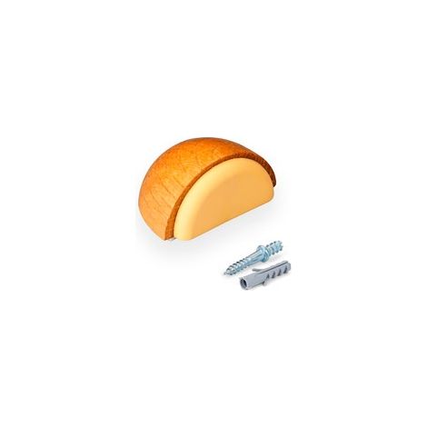 Butée De Porte Chêne Inofix Protection Murale Double Fixation - Inofix (1/2)