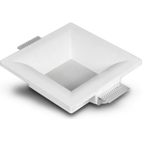 Downlight LED 9W Cuadrado Integración Escayola/Pladur Corte 223x223 mm UGR17 2700K Blanco Cálido (1/4)