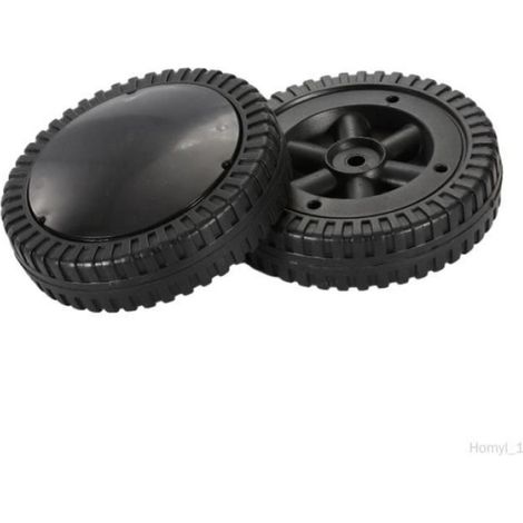 Roues Pour Barbecue - Diamètre 15 cm - Trou Central 0,8 cm - Pour Grils à Charbon ou Électriques - Lot de 2 (1/4)