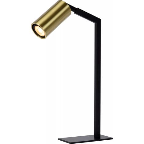 Lampada da scrivania spot nero oro GU10 Sybil Lucide (1/5)