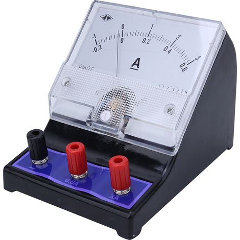 Galvanomètre de courant continu 00,6A 03A, précision classe 2,5, pour expériences pédagogiques physiques, mesure de courant électrique. (1/5)