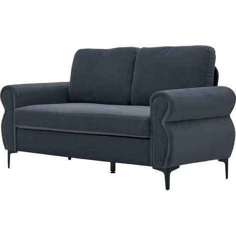 Canapé compact 3 places avec cadre métal-bois et assise renforcée (1/5)