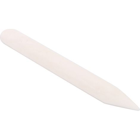 Outil plioir en os naturel pour marquer. plier. rainurer et brunir les bords des articles en cuir. (1/5)