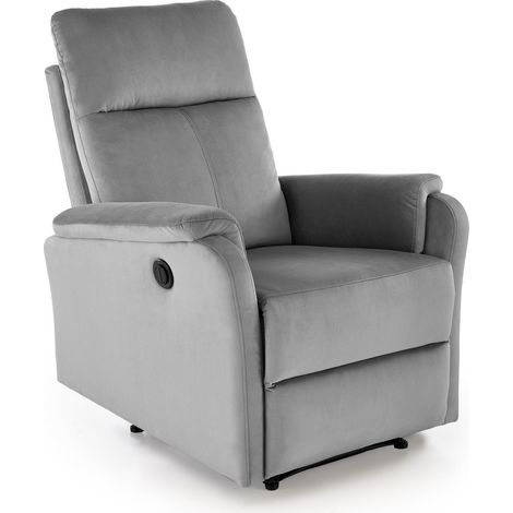 Sillón reclinable Houston 2081, Gris, 81x77x88cm, Tapiz (1/5)