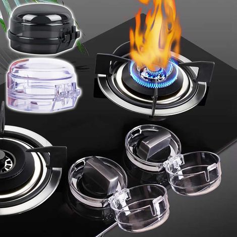 Couvercle De Protection Pour Robinet De Gaz - 6 X 4 4 Cm - Diamètre De Trou 4 Cm - Transparent Ou Noir - 1 Pièce (1/5)