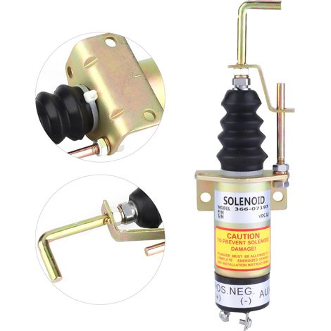 SA-3405T 12V Kraftstoffabsperrventil für Stromaggregat (1/5)