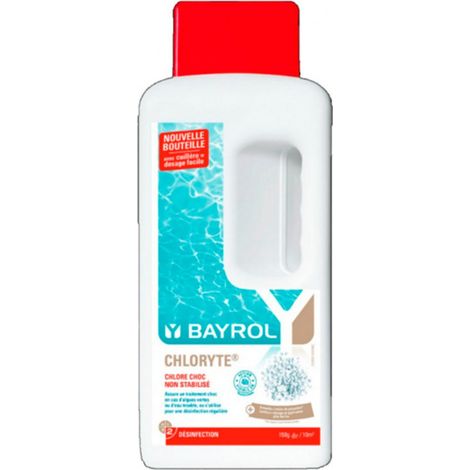 Bayrol – Désinfectant chloré de piscine – Chlore non stabilisé 70 % actif – Granulés à dissolution rapide 3,3 kg – Traitement choc algues et eau trouble