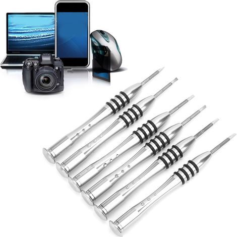 Kit d'outils de démontage et d'assemblage de produits électroniques avec tournevis plat (6 pièces) (1/5)