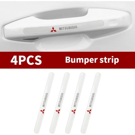 (4 poignées de porte) Autocollant transparent pour poignée de porte de voiture, protection anti-collision, compatible avec Mitsubishi ASX, Chaveiro, Lancer, Outlander et Pajero EX. (1/4)