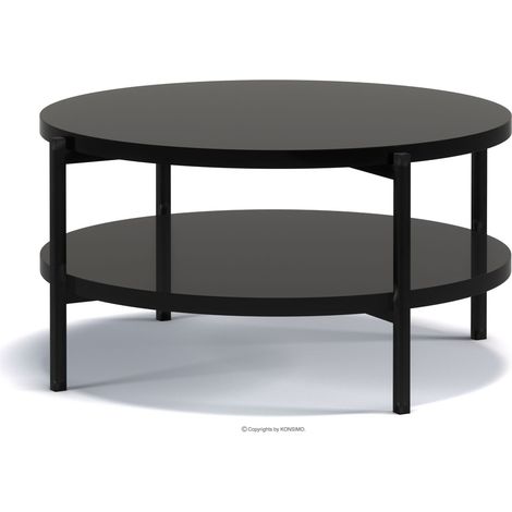 KONSIMO GERIS Couchtisch Wohnzimmertisch schwarz, GERIS (1/2)