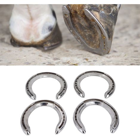 Modelo Horseshoe 5 - 4 piezas, aluminio ligero, para pista de carreras y granja (1/5)
