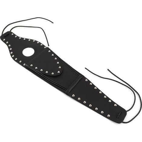 Couvercle de réservoir de moto en cuir PU avec pochette, bord riveté argenté, compatible XL 883 1200 48 (1/5)