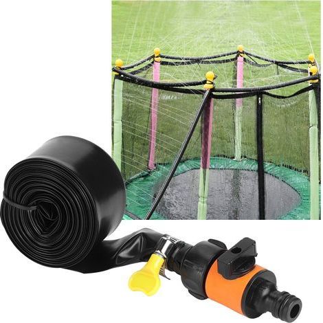 Trampolin-Wassersprinkler-Schlauch, Garten-Kühl-Bewässerungsgerät, Kinder-Sommer-Outdoor-Wasserspielzeug, 8 m (1/5)