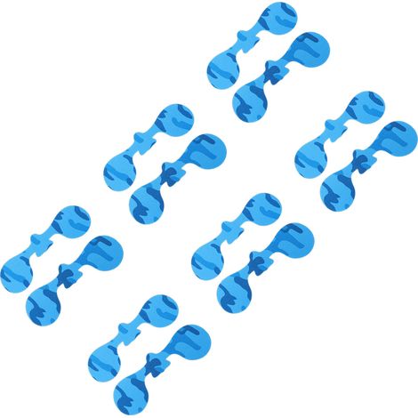 GARRYFIZH 12x Patchs Visage Antifroid, Adhésifs Bleus, Hiver (1/5)