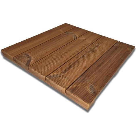 Pedana antiscivolo per doccia 60x60 cm in legno Thermo-Wood (1/5)