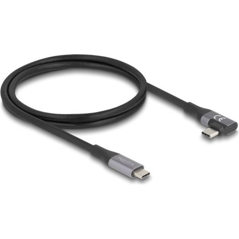 Delock Câble USB-C USB-C® mâle, USB-C® mâle 1.00 m noir 81131