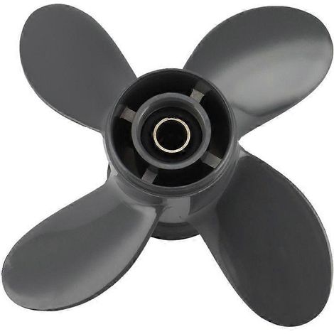 Hélice 4 pales 9 1/4 x 10 pour moteurs hors-bord BF8D/BF9.9D, BF9.9/BF15A, BF15D/BF20, 8 cannelures, référence 58134-ZV4. (1/5)