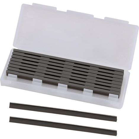 10 Pcs Planer Blades, 82 mm Reversible Planer Blade HSS, 82 x 5.5 x 1.2 mm, HSS Replacement Blade for Electric Planer, for Woodworking Machinery Planers Planers (1/5)