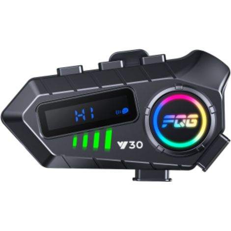 HK&HankeY30 - Haut-parleurs pour casque de moto, batterie longue durée 1000 mAh, autonomie en conversation de 18 h, Bluetooth 6.0, son clair, étanchéité IPX6, intercom 1V1 pour motards (1/5)