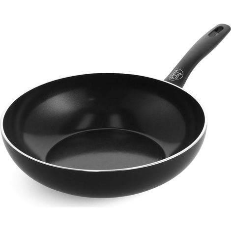 Wok 28 cm, Revêtement antiadhésif en céramique sans PFAS, Compatible tous feux dont induction, Passe au four jusqu'à 160 °C, Compatible lave-vaisselle (1/5)