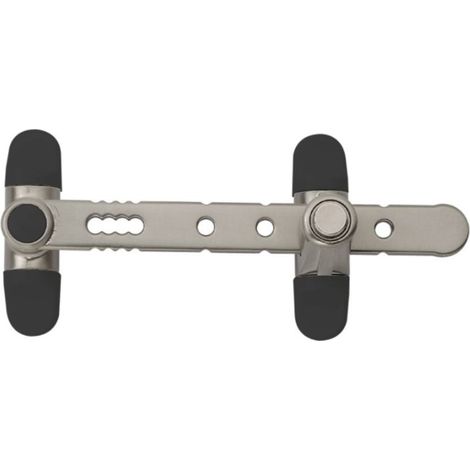 Socona L4 Entrebailleur a bouton poussoir pour fenetres Nickel