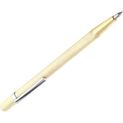 Tragbarer Gravurstift aus Glas und Keramik (Gold) (1/5)