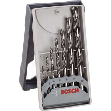 Bosch Professional Set da 7 pezzi di punte per metallo Mini X-Line (metallo, HSS-G, rettificate, accessorio per trapano avvitatore)
