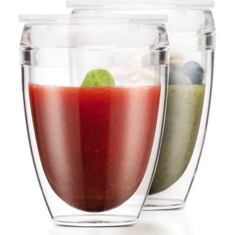 Bodum Pavina Set aus 2 Transparenten Bechern 350 ml (1/3)