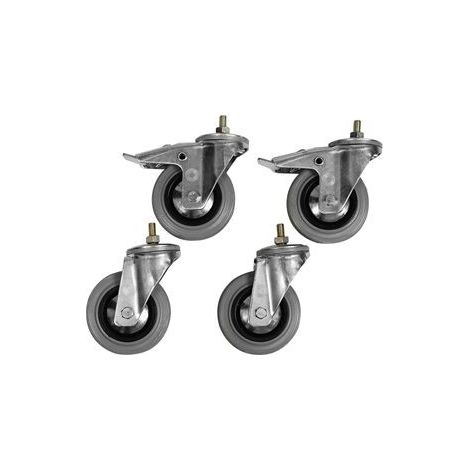 Roulettes pour dérouleur tambourde câble lot de 4 pour Roll..Profi und Profi XL