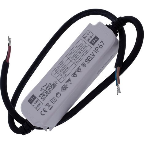 Alimentatore Trasformatore LED Cerificato ENEC Output 24W 24V 1A Input 220V IP67 Compatibile LPV-24-24