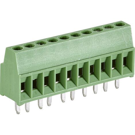 Bornier à vis TE Connectivity 282834-8 1.4 mm² Nombre de pôles 8 vert 1 pc(s) W277051 (1/2)