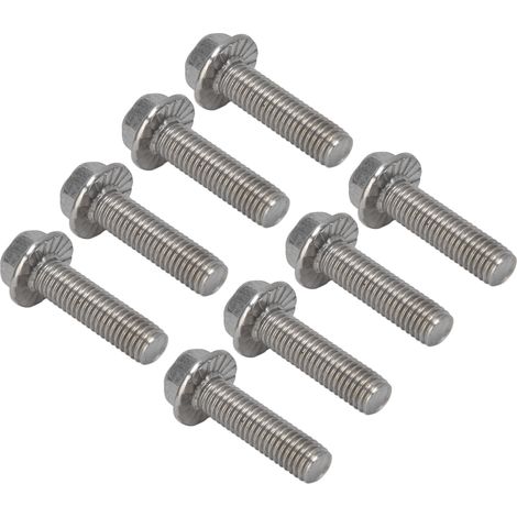 20 Stück M10x1,5 Schrauben A2‑70 Edelstahl Flansch-Sechskantschraube mit Dichtung DIN6921M10x35 (1/5)