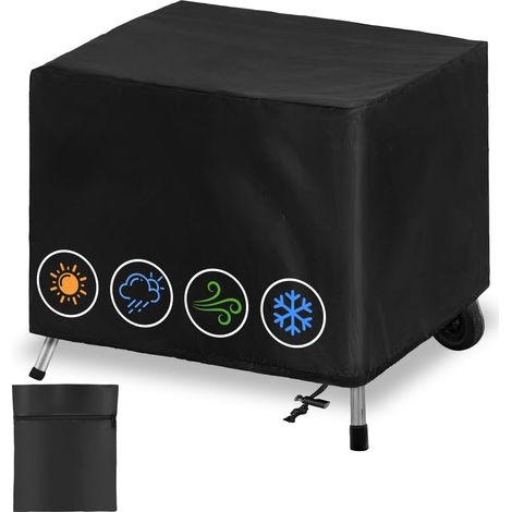Housse de Barbecue Bâche de Protection BBQ Extérieur Housse de Protection à Gaz, 210D Oxford étanche Anti-UV Cordons Réglables Housses de Protection Barbecue pour Grils de Taille 454538cm (1/5)