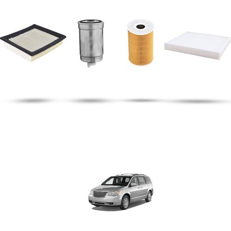 Kit tagliando 4 filtri compatibile con Chrysler Voyager (RT) 2.8 CRD 120kw dal 2007 (1/5)