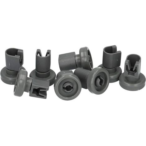 8x support rollers for the upper basket of the dishwasher suitable for AEG Electrolux 5028696700 5028696700 502869670/0 (1/5)