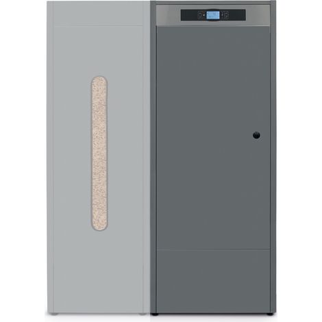 Solarbayer Pelletkessel PLT-18 AC Compact 18 kW Pelletheizung Warmwasserboiler (1/5)