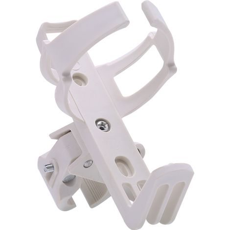 Porte-bidon vélo VTT extérieur, support cage blanche pour guidon (1/3)
