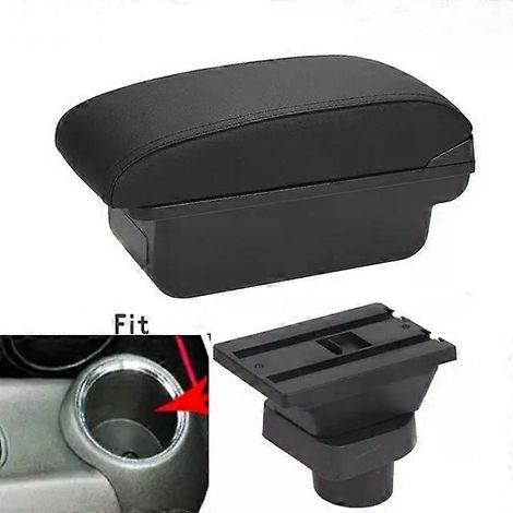 Appliquez un accoudoir central pour Mini Cooper R50 R52 R53 R56 R57 R58 F55 F56 F57 R60 F60, un compartiment de rangement central et un support de coude. (1/5)