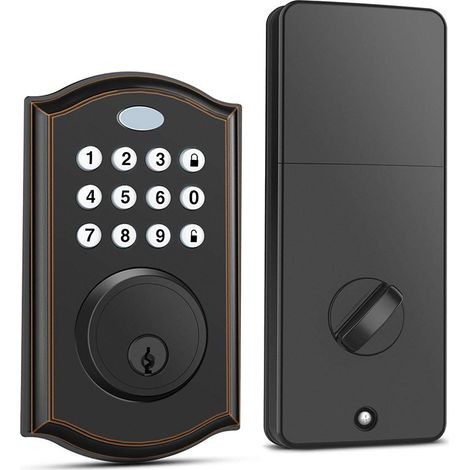 Serrure de porte à clavier électronique, serrure à code pour chambre