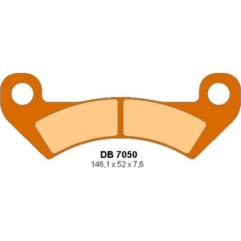 Pastillas de freno delanteras Delta para JOHN DEERE XUV 325/825/850/855 GATOR '10-'11, HPX GATOR '10-'11