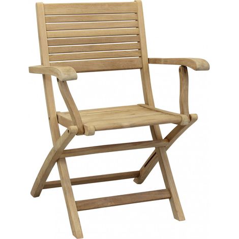 Sedia Mirage Pieghevole 42x60x85 h cm in Legno Marrone (1/5)