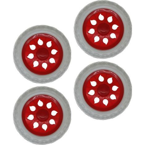 Wheels for Small Shopping Cart 4 Pieces Heavy Duty Tires for (1/5)