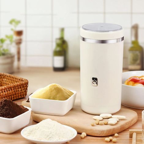 Moulin à café électrique TUOBAR - Moulin à grains électrique - Moulin à épices électrique - Moulin à herbes électrique - Moulin à café et à épices avec 2 lames en acier inoxydable (1/3)