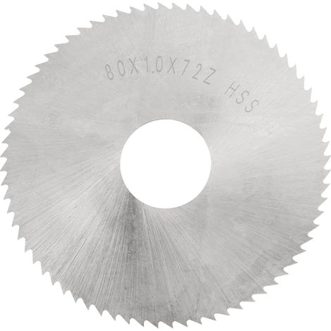 Disque de coupe à 72 dents en acier rapide, lame de fraisage circulaire, accessoire pour le travail du bois