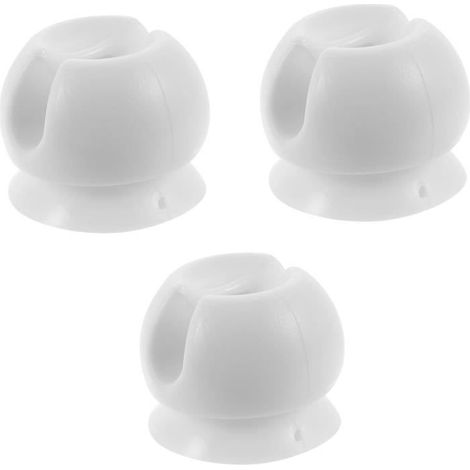 3-teiliges Wand-Zahnbürstenhalter-Set, Zahnbürstenhalter mit Saugnapf, multifunktionale Wandhalterung (1/4)