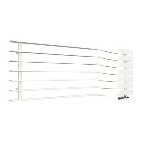 Horizontaler Heizungsbetrieb Handtuchheizkörper - Weiß - Höhe 410mm Breite 1000mm - 408 Watt - CYK410/1000HO8B